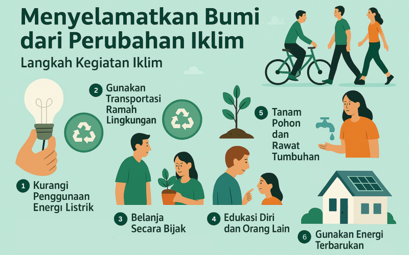 Menyelamatkan Bumi dari Perubahan Iklim: Langkah Kecil dari Kehidupan Sehari-hari