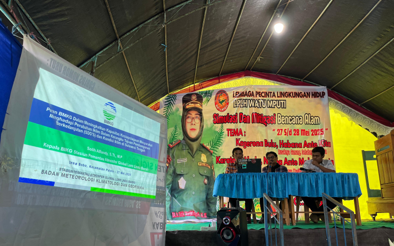 Simulasi dan Mitigasi Bencana Alam di Desa Bobo, Kecamatan Palolo, Kabupaten Sigi