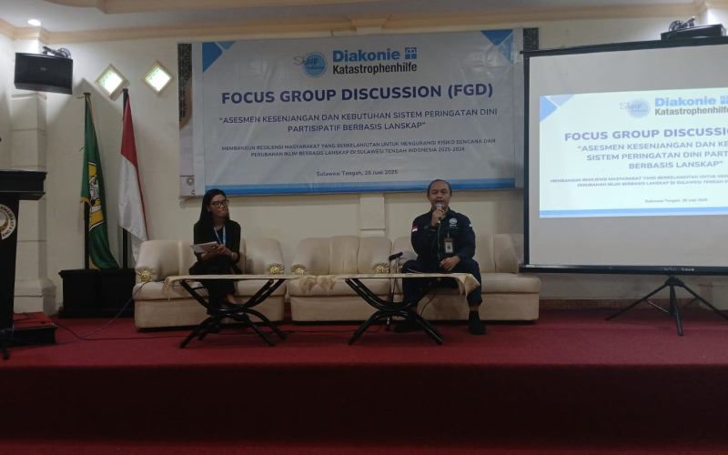 FGD Identifikasi Kesenjangan Sistem Peringatan Dini di Lanskap Pesisir dan DAS Palu