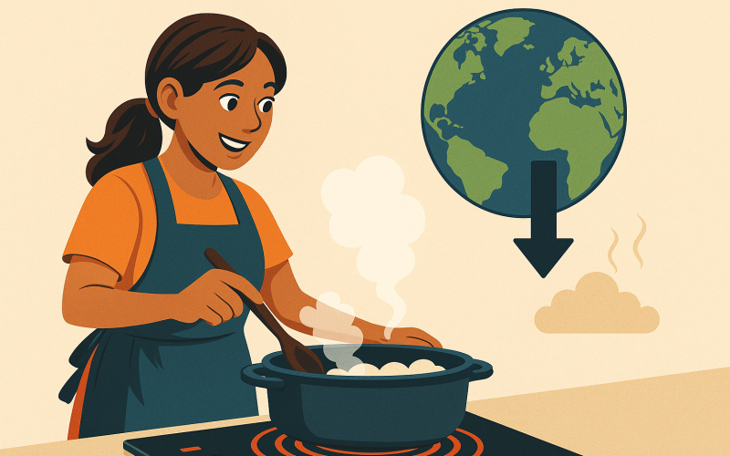 Dampak Memasak Secara Efisien Bagi Mitigasi Perubahan Iklim