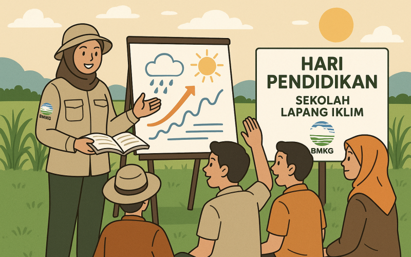 Hari Pendidikan Nasional dan Peran Strategis Program Sekolah Lapang Iklim BMKG dalam Edukasi Iklim bagi Petani dan Masyarakat